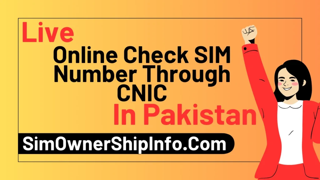 Online Check SIM Number Through CNIC